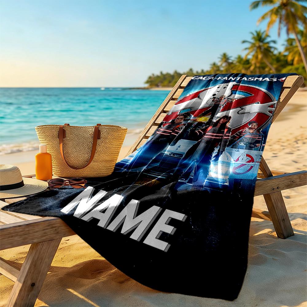 Warner Bros. Works Customize Your Name Beach Towel Super Soft & Absorbent Portable for SwimmingBeachCamping Travel Beach AccessoriesGym