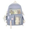 Kawaii Nylon Women Backpack Cute Travel Rucksack for Teen Girls School Bag Student Bookbag