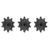 3 шт. стальная звездочка приводная шестерня 8 мм шаг 6 мм D отверстие 10 зубьев набор комплект 530710060010