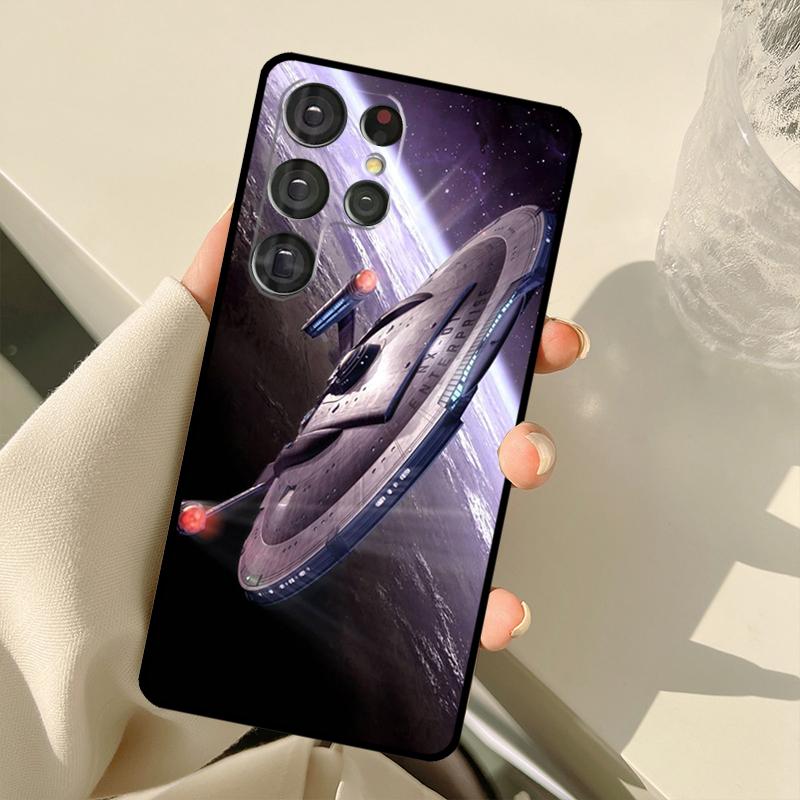 Художественный чехол Космический корабль для Samsung Galaxy S25 Ultra S21 S22 S23 S24 Ultra S9 S10 Plus S20 FE S25 FE Задняя крышка