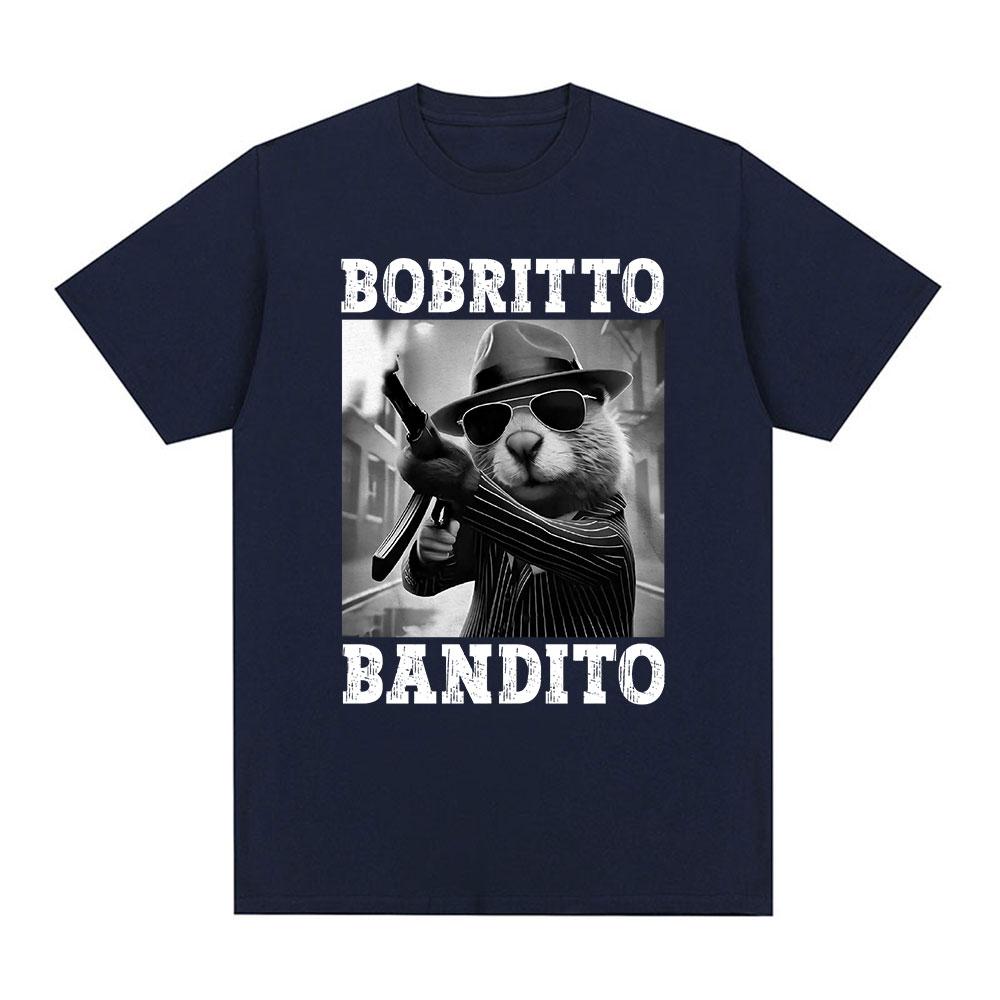 Bobrito Bandito Beaver Funny Meme T-shirt Men Women Clothing Fashion Humor T Shirts Summer Cotton O-Neck Tops T Shirt Streetwear