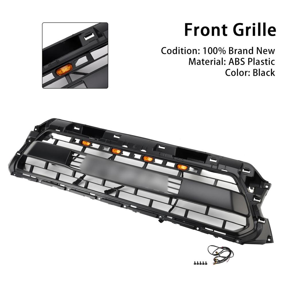 Front Honeycomb Grill Grille PTR54-35150 Fit Toyota Tacoma 2012-2015 TRD PRO