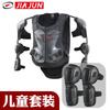 Kids Motorcycle Armor Jacket With Detachable Knee Elbow Pads Set Motorbike Riding Outdoor Sports