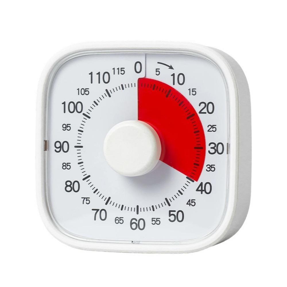 120 Minutes Countdown Alarm Clock Self-Discipline Kitchen Timer Visual Timer Time Management Tool