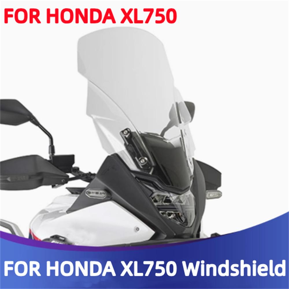 For HONDA XL 750 Transalp Motorcycle Modified Front Windshield Deflector with Raised Thickened Windshield Increase Accessories