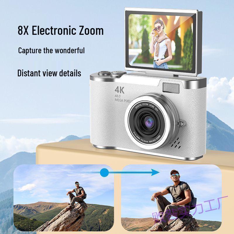 2025 New WiFi Flip Screen HD CCD Instant Camera for Students