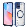 KEYSION Прозрачный магнитный чехол для VIVO Y21 Y21S Y21T Y33S Y33T Силикон+ПК Сверхпрочный Противоударный Чехол для телефона для VIVO T1X