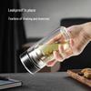 FUGUANG Double Wall Tea Infuser Glass Cup