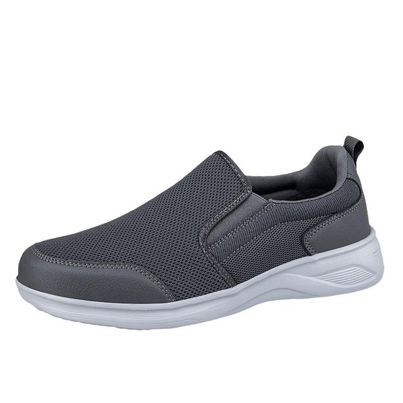Нога настоящий Lijian весенние дышащие тканевые туфли повседневные прогулочные туфли