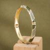 Traditional Vintage Cloisonne Bangle Lines Shape Women's Hand Bracelet  Ladies