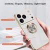 Coque de protection - BOOLING - iPhone 17 Pro - Silicone souple - Antichoc - Anneau rotatif