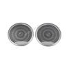 For Benz GLE GLS 2016-2018 2019 Silver Steel Inner Door Speaker Sound Cover Trim
