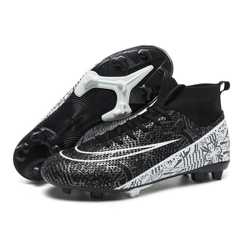 Special Assassin C Ronaldo for Children's Football Shoes Training Summer Breathable Anti-skid Competition Sneaker High-top AG Spike TF.