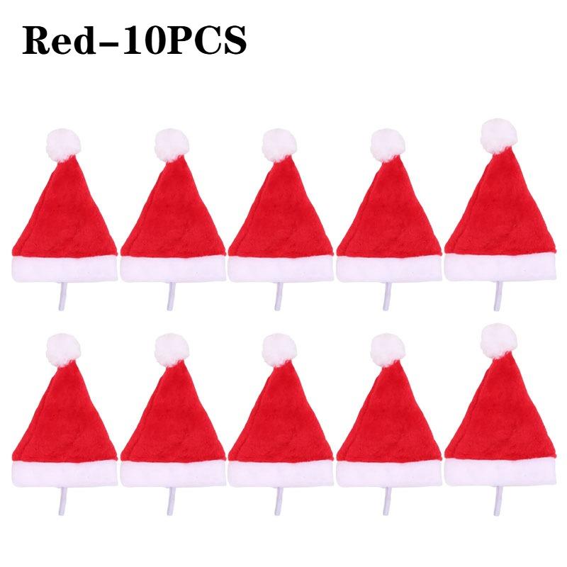 1-20PCS Christmas Pet Hat Small Dog Santa Costume Cosplay Outfit Festive Pet Clothes New Year Holiday Party Decoration Supplies