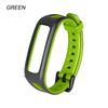 Dual Color Bracelet Colorful Soft Silicone Strap Watch Band Wrist Watchband Wristband