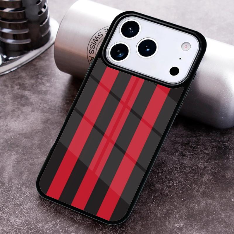 Стильный полосатый чехол в миланском стиле для iPhone 17 16 15 Pro Max Air 14 13 12 11 Plus Ударопрочная обложка Capa