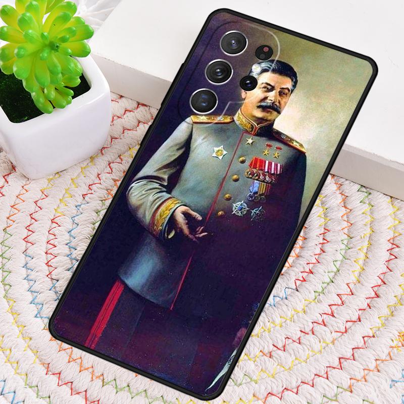 Русский Сталин СССР ТПУ Чехол для телефона Для Samsung Galaxy note 10 pro S26 S25 S24 S23 S22 Ultra Plus S21 FE S20 Ударопрочный Чехол