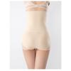Women High Waist Tummy Control Butt Lifting Lace Trim Briefs