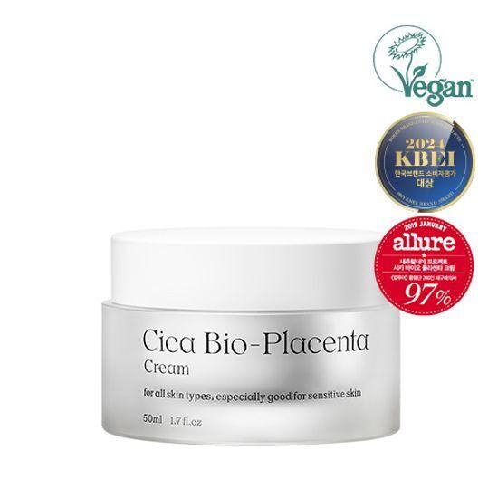 Natural Derma Project Cica Bio Placenta Увлажняющий успокаивающий крем 50 мл