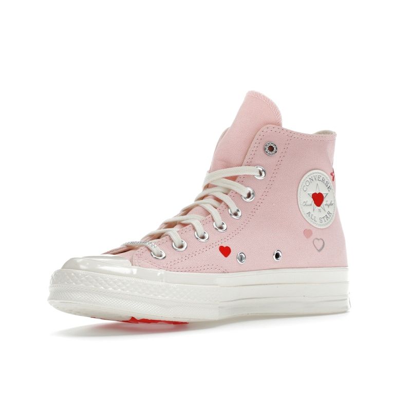 Converse Женские кроссовки Chuck 70 High Y2K Heart Pink Donut-Glaze Egret A09113C