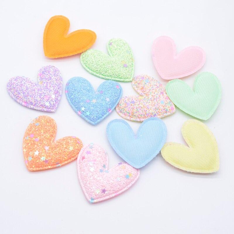 12 шт. 48*45 мм, мягкие аппликации в виде сердечек для одежды «сделай сам», шляпа, обувь, нашивки для шитья, зажимы для головных уборов ручной работы, аксессуары для декора с бантом