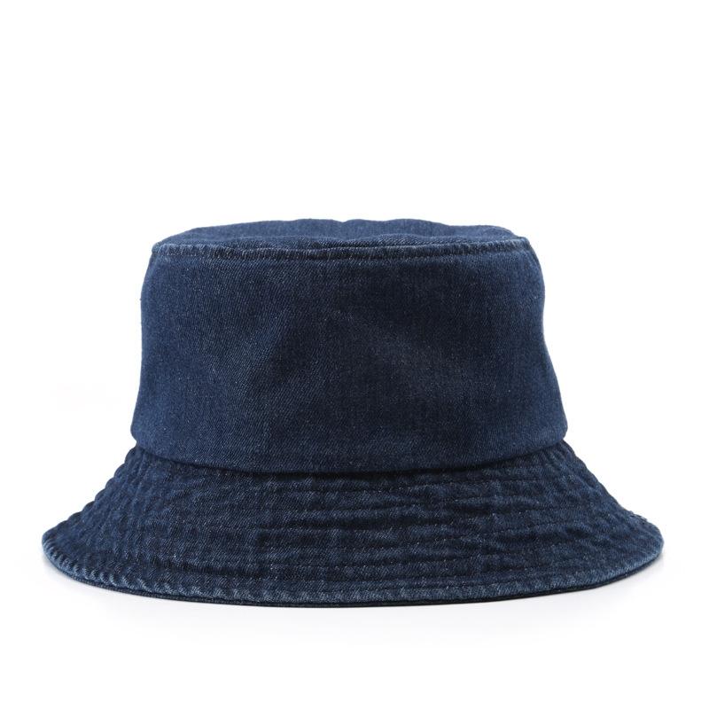 Japanese Retro Sport Jeans Bucket Hat for Men Women Spring Autumn Female Cowboy Style 3D Embroidery for Beach Business Bulk