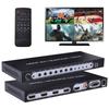 HDMI-экран 4 1080P Аудиоканал RS232 для инженеров и сплиттер ES-Tune, Входы/1 Выход, Совместимый, 6-режимный сплиттер, Переключение, Управление, Мониторинг.