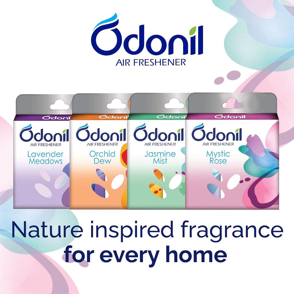 Odonil Air Freshener Blocks 288g (72g X 4) Long Lasting Bathroom Toilet Fragrance