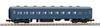 KATO N Gauge OHA35 Blue General Type Railway Model Passenger Car 5127-2