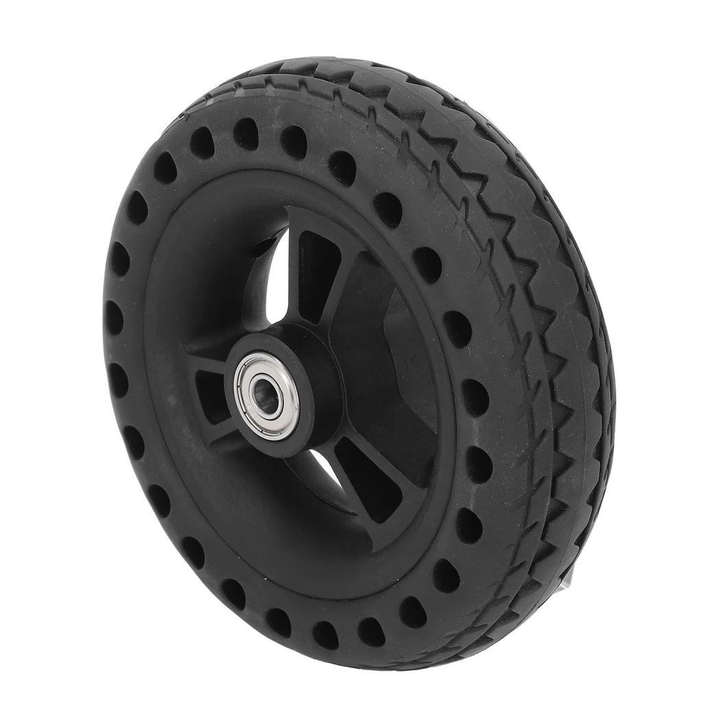 Колесо 6 дюймов TPE резиновое цельное, нескользящее, 75 кг, грузоподъемность, сменное колесо для ручной тележки