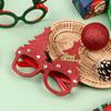Christmas Decorations Merry Christmas Elk Santa Claus Glasses Xmas Tree Christmas Glasses Frame