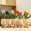 Tulip Plant Plush Toy   Creative Gift for Room Bookshelf Decor