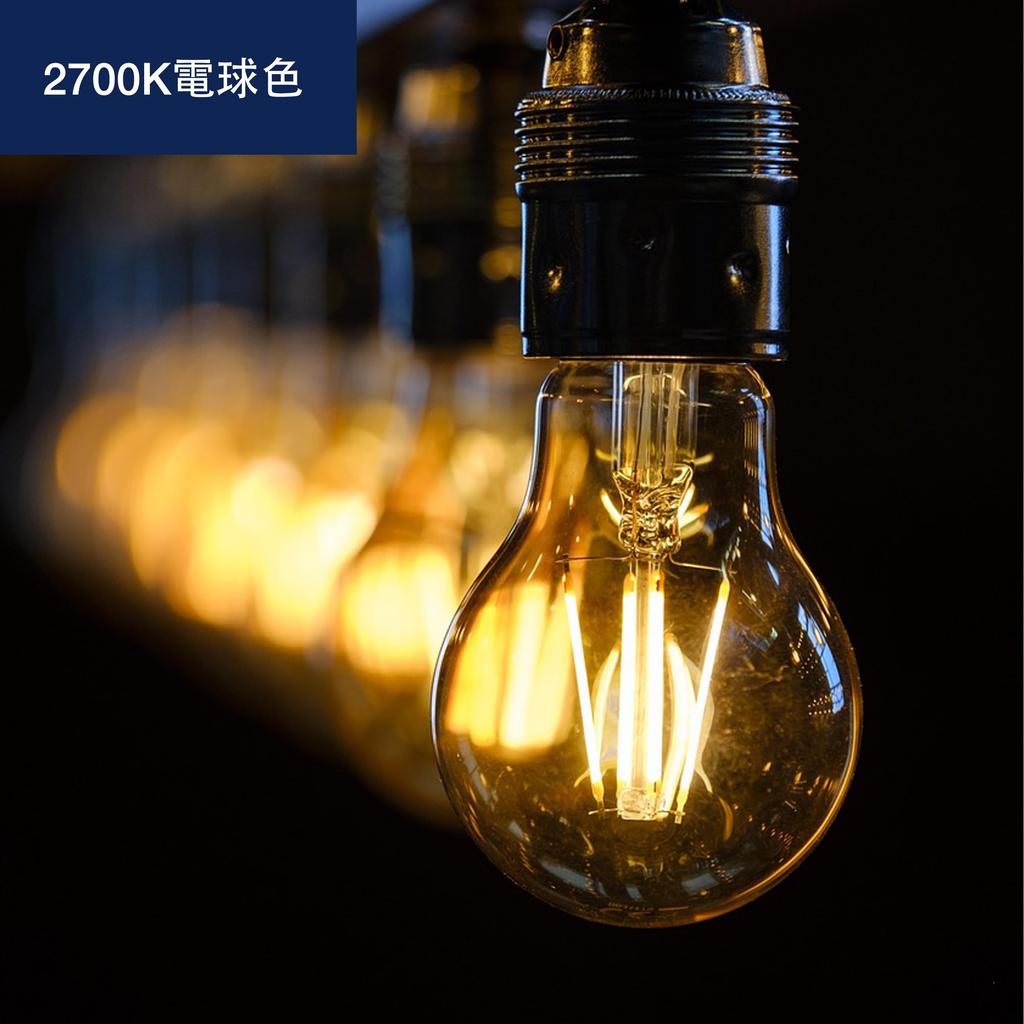 FLSNT LED Edison Filament Bulbs, E26 Base, 60W Equivalent, 700lm, 2700K Warm White, Chandelier Bulb, Retro Edison Lamp, Amber Glass, Stylish,