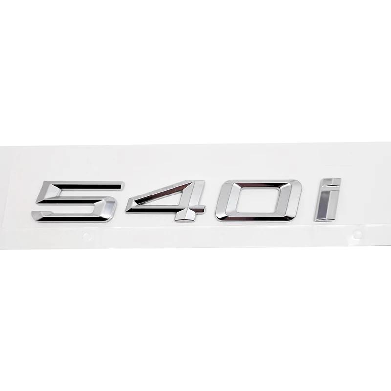 ABS Car Rear Trunk Letters Logo Badge Emblem Sticker For BMW 5 Series 520i 525i 528i 530i 535i 540i 523i E39 E60 E61 F10 F11 G30 ir2