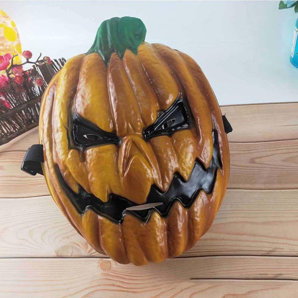 Festival Costume Prop Headwear Halloween Mask Party Mask Props Pumpkin Head Mask Cosplay Mask