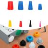 Silicone Tapered Plug Kit Assortment 1/16 Inch To 5/8 High Temp Stoppers Hole Plugs for