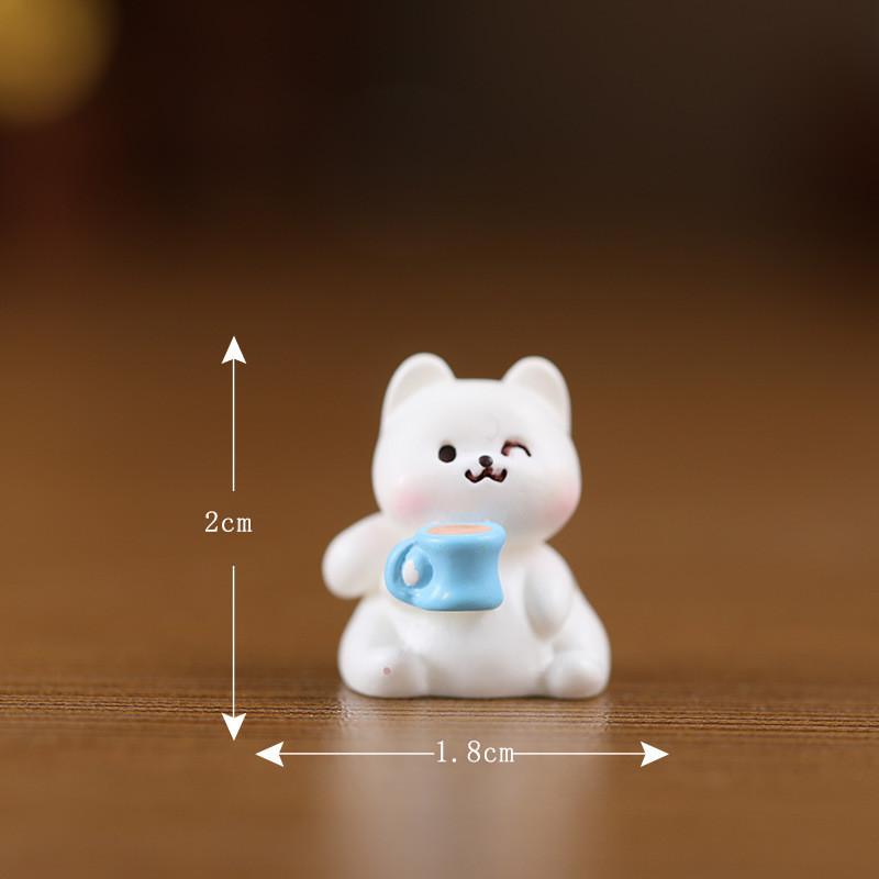Cute Cartoon Resin Cat Ornaments For Daily Life Scenes And Miniature Decor