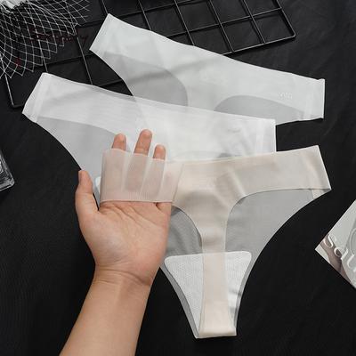 Сексуальные прозрачные трусики-стринги женские ультратонкие Sense женские бесшовные с низкой посадкой однотонные быстросохнущие стринги