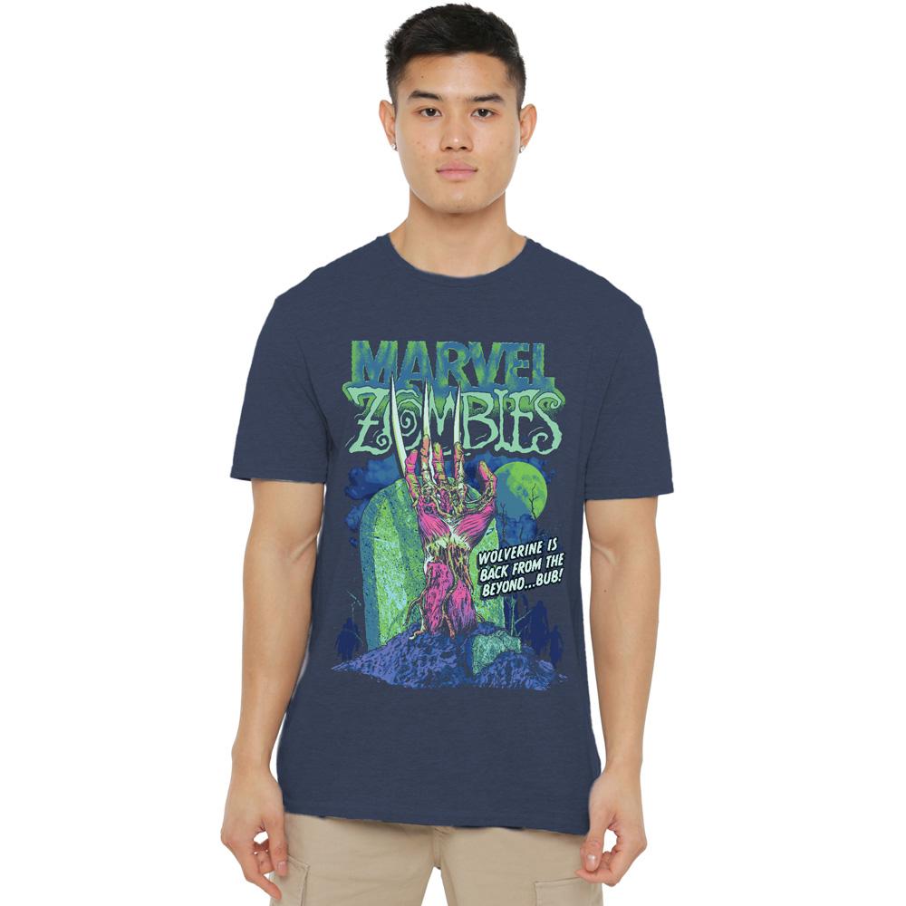 Marvel Zombies Unisex Adult Wolverine Grave T-Shirt