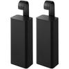 Yamazaki Hanging Bathroom Refill Pouch Dispenser Storage Holder S of Tower Black 10150 X 2 [Set 2]