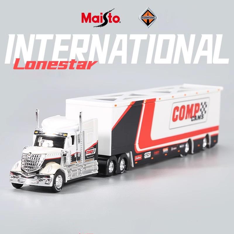 Майсто 1:64 MACK Anthem LoneStar UP Транспорт Литье Производство Прицеп Модель Симуляция Модель Коллекция Автомобилей из Сплава