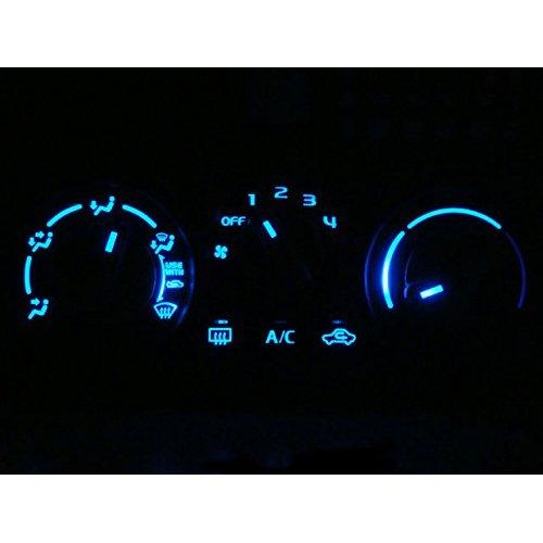 CYBERSTORK LED AC Climate Control Panel Light Set for Nissan OTTI H91W Luxury Blue