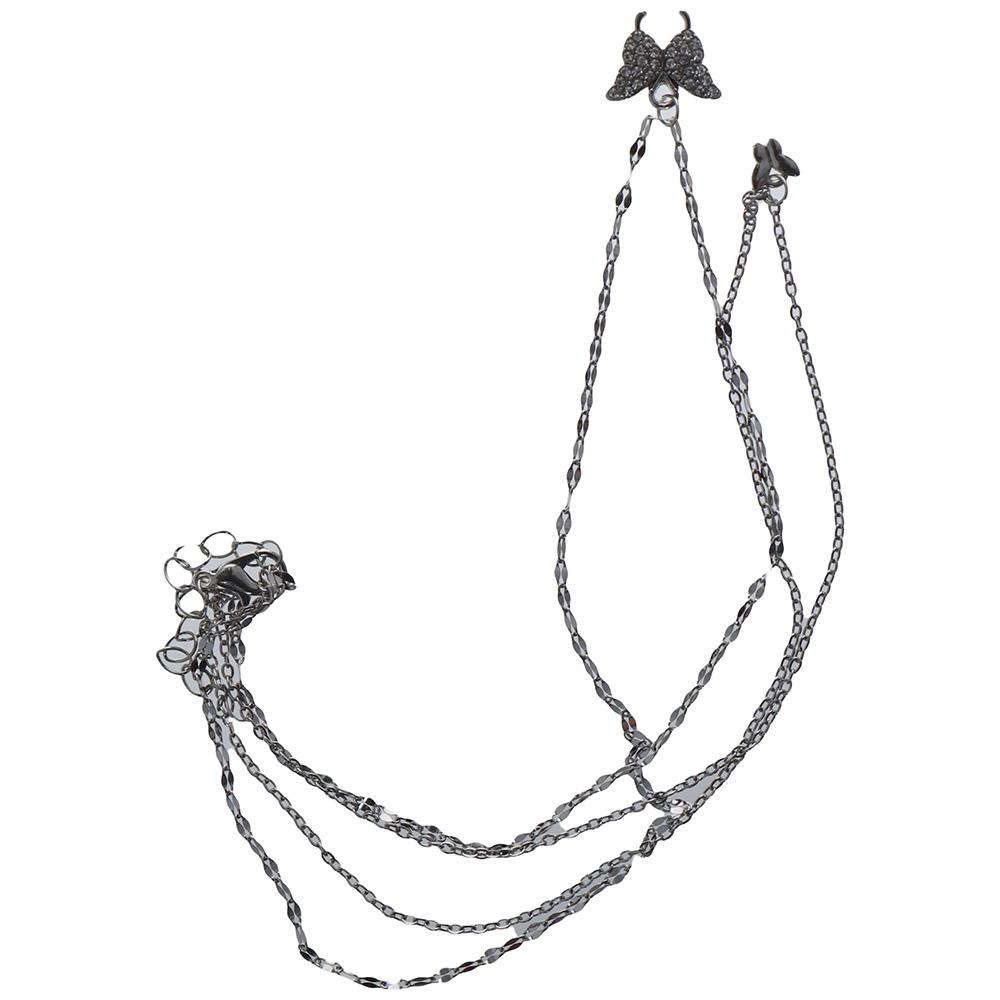 Exquisite Small Pendant Necklace Double Layer Clavicle Chain Shiny Butterfly Necklace  Ladies Gift