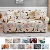 Floral Printing Elastic Slipcovers Stretch Sofa Covers for Living Room Corner Couch Cover Sectional Armchair Cover 1/2/3/4 Seat