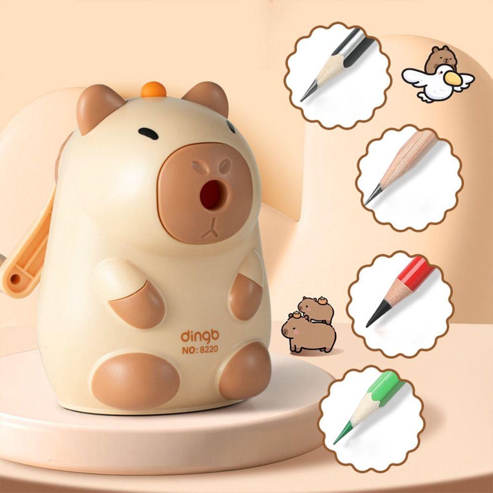 Милая капибара точилка для карандашей ручные инструменты для заточки карандашей капибара точилка для карандашей школьные принадлежности
