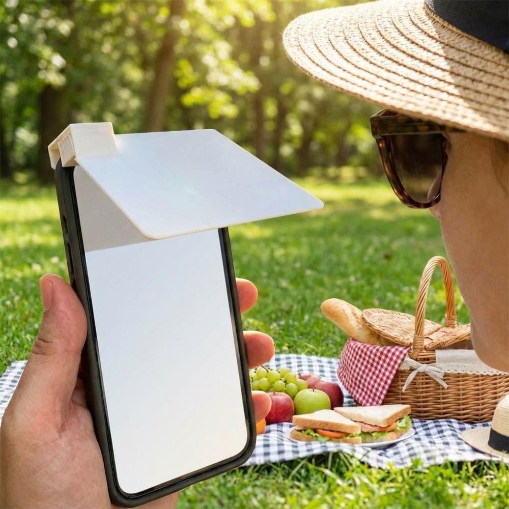 3D Printed Phone Screen Visor Anti-Glare Phone Sun Protection Mobile Phone Sunshade Pool