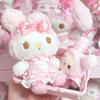 Милая Клубничная Горничная Кружево В горошек Рот My Melody Плюшевая игрушка Белая Ягодная Мелодия Плюшевый кошелек-монетница Девочковое Сердце Подарок