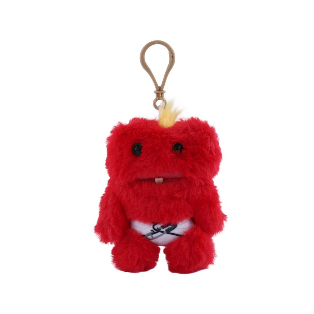 12cm Big Teeth Cute Tooth Monster Doll Yabao Ugly Cute Tooth Monster Doll Plush Keychain Doll Pendant