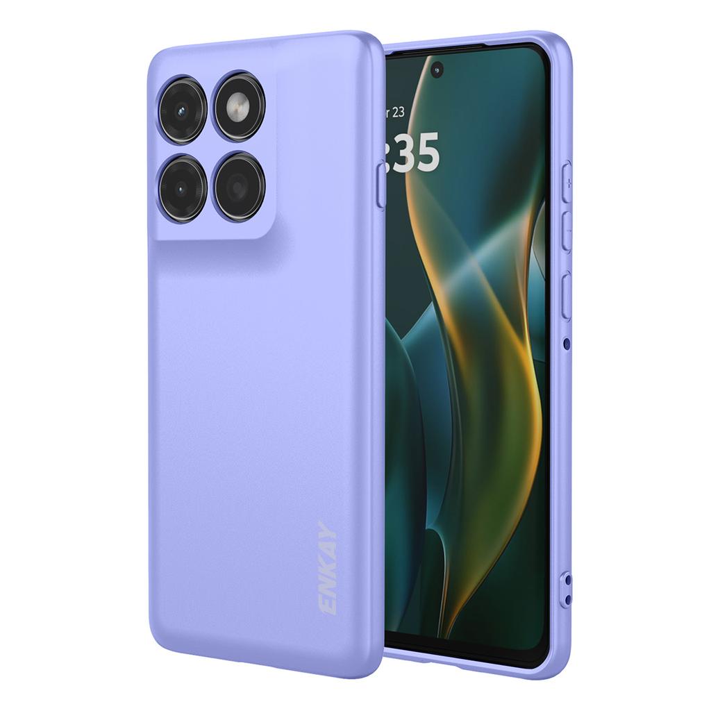 Для Motorola Edge 60 Pro 5G Силиконовый чехол ENKAY HAT PRINCE Прямоугольный чехол для задней панели мобильного телефона