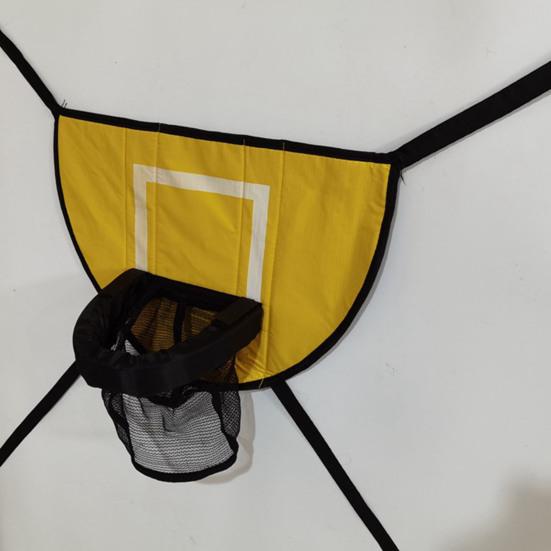 Баскетбольное кольцо на батуте с насосом из 3 мячей, водонепроницаемое, для детей и взрослых, в помещении, на открытом воздухе, в саду, в баскетболе, бросать игру, аксессуары для батута